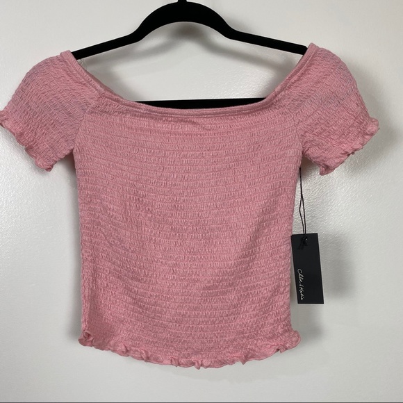 Chloe & Katie Tops - NWT Sz small Chloe & Katie blush pink top